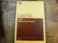 Cat Caterpillar 3512 Natural Gas Engine Parts Book 4kc1-up