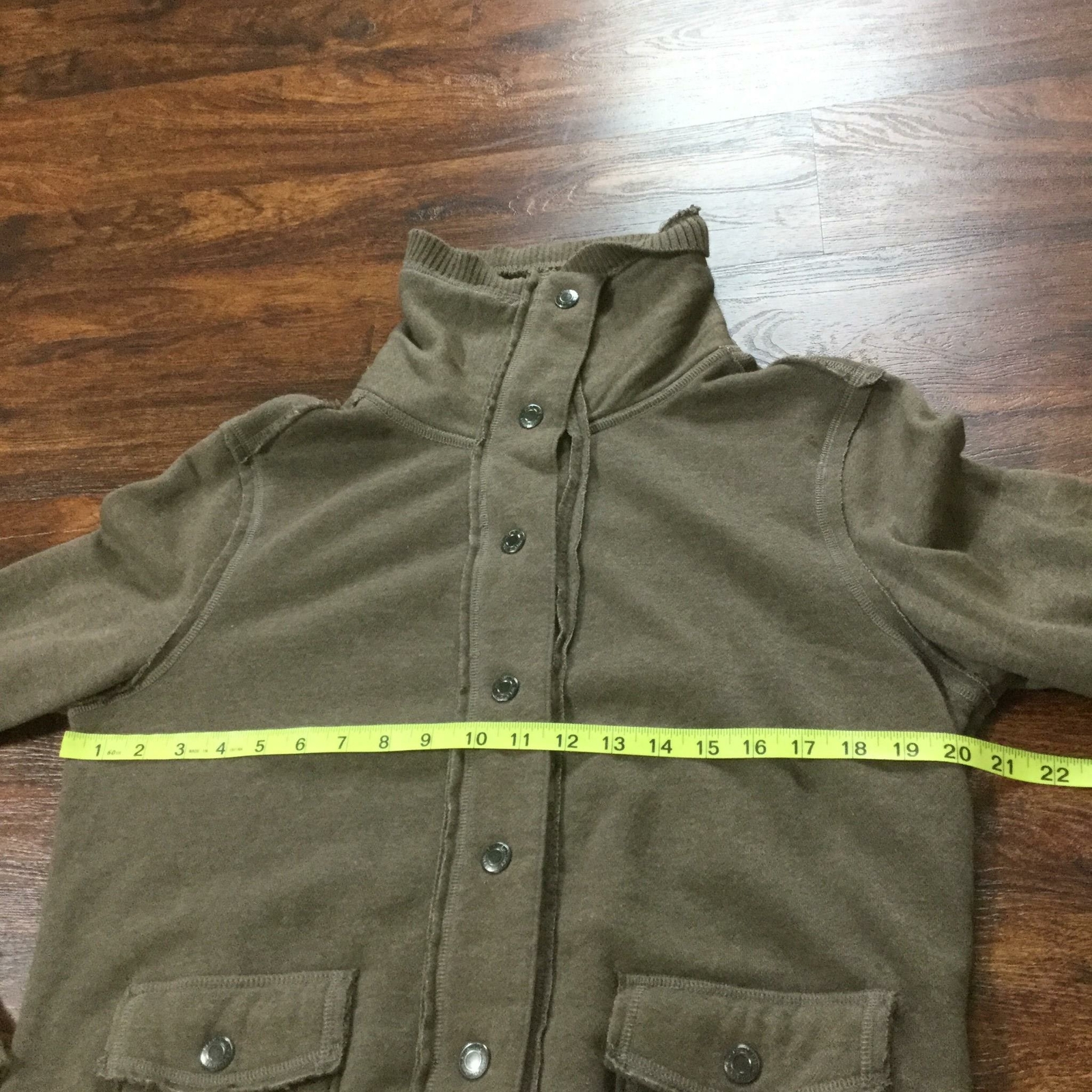 RELATIVITY Snap Down Turtle Neck Brown Sweatshirt… - image 11