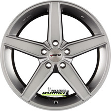 Autec Typ D - Delano hyper silber 7.5x17 ET45 - LK5/112 ML70 Felgen Alufelgen