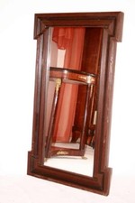 Schöner großer Gründerzeit Spiegel /Wandspiegel / 105 cm /Spiegelrahmen verziert