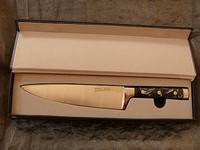Kochmesser 8' - KlingenläNge 20,5 Cm - Kunstharzgriff - Gori Design
