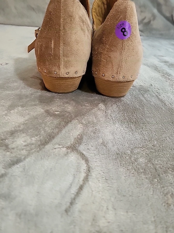 Botas Sigerson Morrison Halie Talla 8 Marrón Gamuza Tobillo Western * Foto 4 de 4