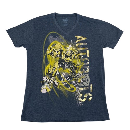 Transformers Autobots Graphic T-Shirt Unisex Size Large Gray Universal Studios - Picture 12 of 12