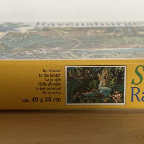 Ravensburger Super 200 Piece Jigsaw Puzzle - In The Jungle 49x36cm 1997 - Picture 3 of 8
