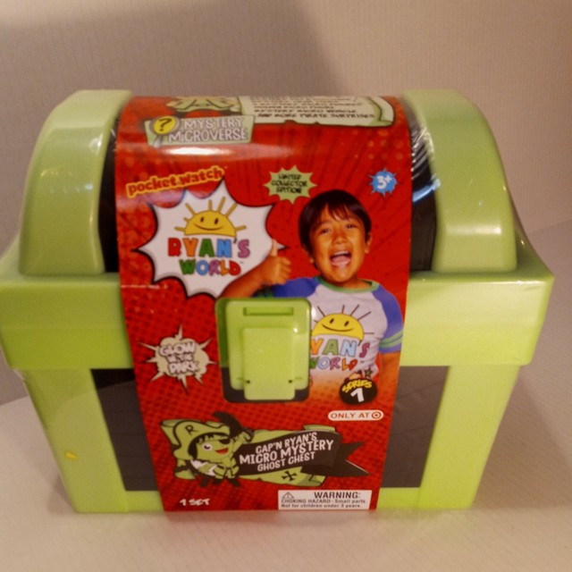 Ryans World Glow in The Dark Capt Ryan Micro Mystery Ghost Chest Factory for sale online Action
