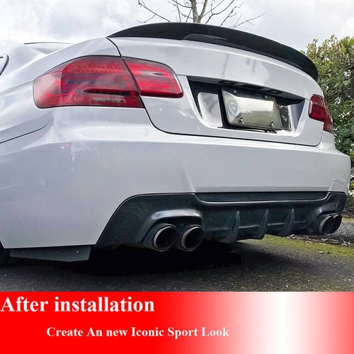 Passend für BMW E92 E93 335i M Sport 2007-2013 ECHT CARBON Heck Stoßstange Diffusor Lippe  - Bild 6 von 16