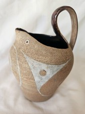 Charming funky Scandinavian studio pottery bird form jug