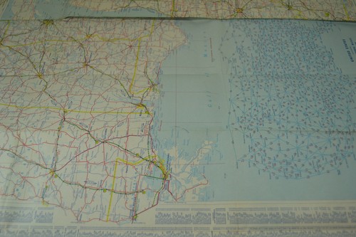 1970 Hodson of Deaware Road Map Easter Unitted States - Picture 3 of 4