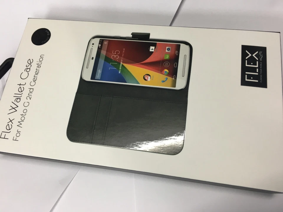 Moto G 2nd Generation Leather Wallet Case FLXPPUF002. Brand New in packaging. - Image 3 of 4