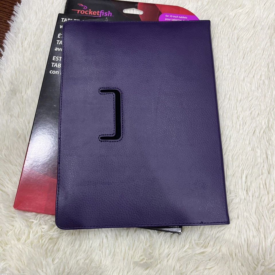 FUNDA FOLIO UNIVERSAL ROCKETFISH CON SOPORTE PARA TABLET DE 10 PULGADAS - RF-PD3UNV13-PP-T Foto 3 de 4