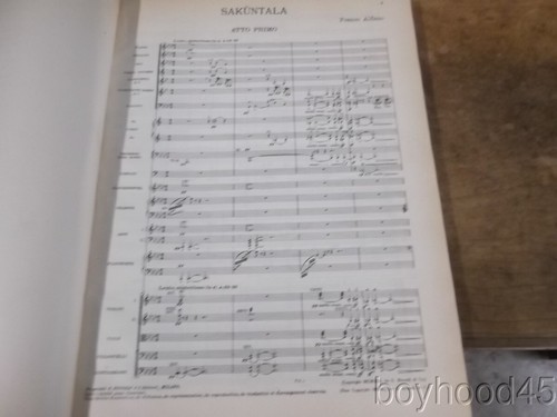 Sakuntala, Score by Franco Alfanoi, IN ITALIAN, 1950 - Picture 6 of 10