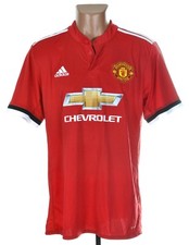 MANCHESTER UNITED 2017/2018 HOME FOOTBALL SHIRT ADIDAS L