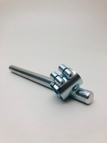 COPPIA SEMIMANUBRI IN ACCIAIO ZINCATO PER MOTO ITALJET DM 30 mm - Picture 2 of 3