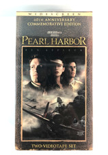 Pearl Harbor VHS, 2001, 2-Tape Set, Pan Scan 60th Anniversary BRAND NEW SEALED