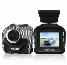 MERRiLL Dash Cam, 1296P Night Vision 6-Lane 170deg Wide-Angle View Lens,15