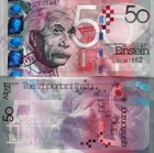 Thomas De La Rue - Einstein (Nobel) 50 Unit Test Note 2011 FDS - UNC