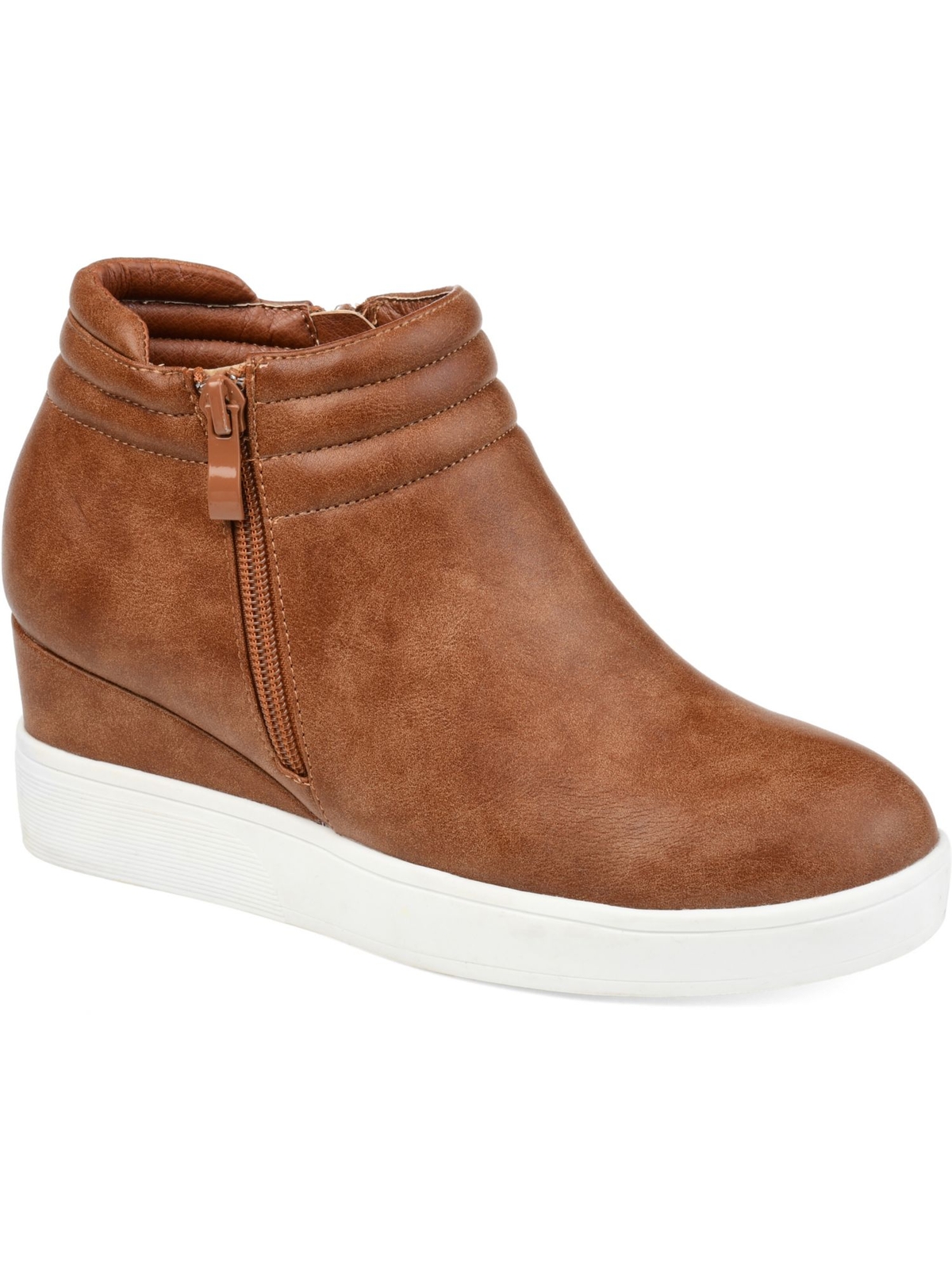 Женские коричневые кроссовки Remmy с тройной прошивкой на 1 платформе из коллекции JOURNEE, 5,5 М