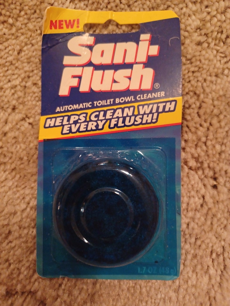 Vintage New In NOS Package Sani-flush Automatic Toilet Bowl