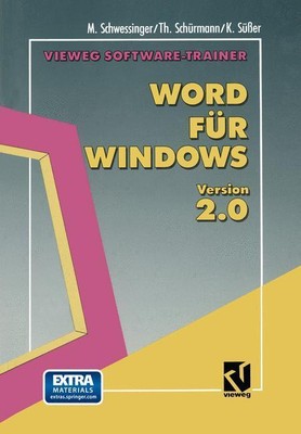 Vieweg Software-Trainer Word für Windows 2.0 | Buch | 9783322963703