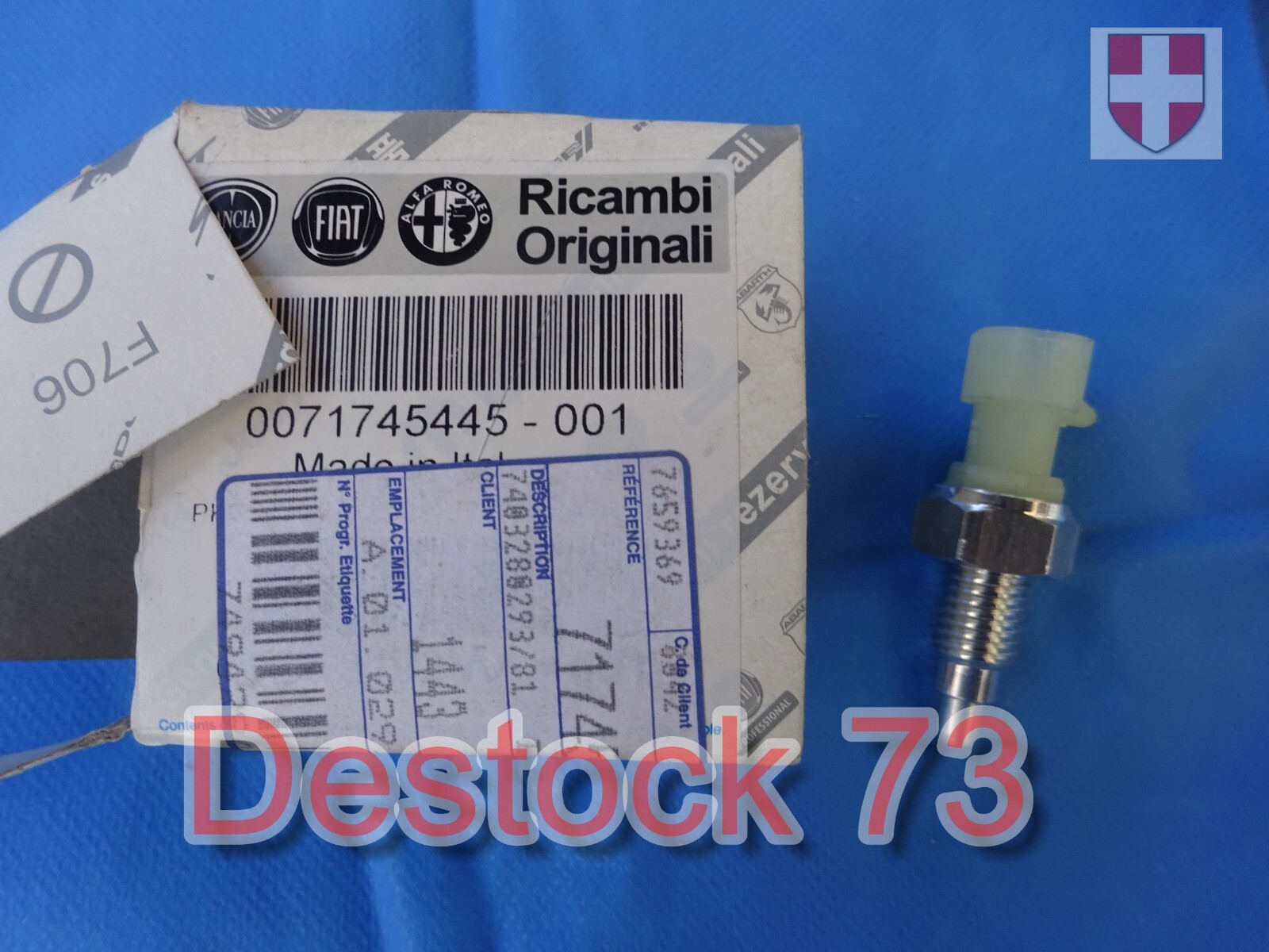 Interrupteur de marche arrière FIAT 71745445 pour Ducato et Jumper 3