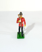W Britain 1986 British Army Bandmaster Toy Soldier  Made in England  Rare M3.