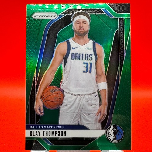 2024-25 Panini Prizm - Klay Thompson #107 Green Prizm  - Picture 1 of 2