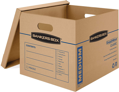 Smoothmove Classic Moving Boxes, 10 Pack (7714901), Brown & Box Smoothmove Class - Picture 6 of 7