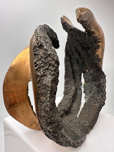Sculpture de forme libre en bronze travail d'artiste - Picture 15 of 18