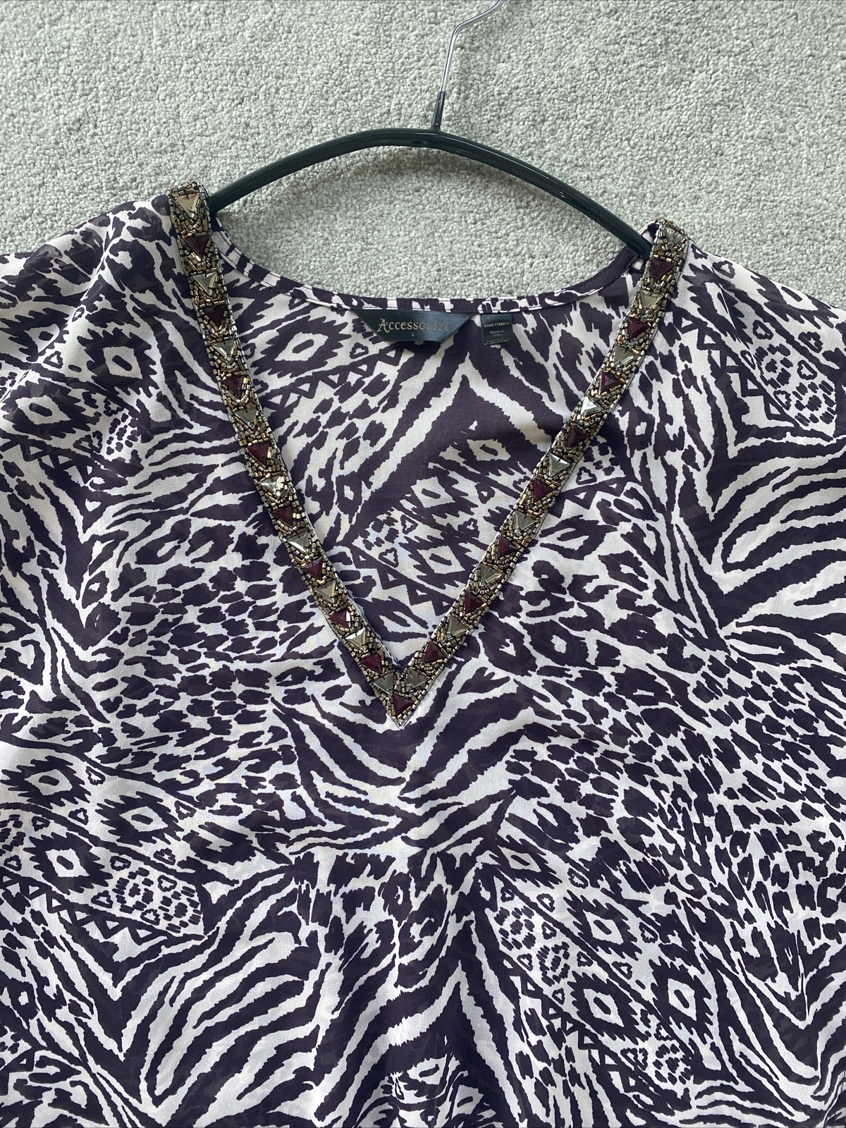 Beach Kaftan Cover Up Size L eBay