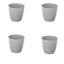 Image of Whitefurze 16cm Round Indoor Pot 4 Pack