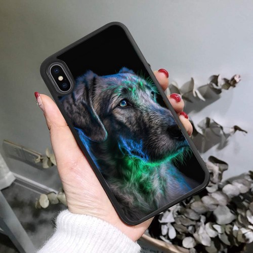 For Apple iPhone 12 13 14 15 16 Pro Max Irish wolfhound magical Rubber Case - Picture 25 of 25