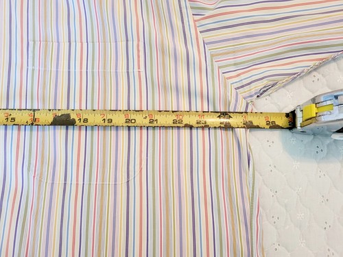Gitman Bros Shirt Mens Size Large Multi-colored Strip Long Sleeve Made In USA - Picture 6 of 11