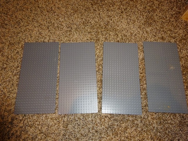 LEGO LOT OF 2 NEW RED 6 X 8 DOT PLATES PIECES PARTS