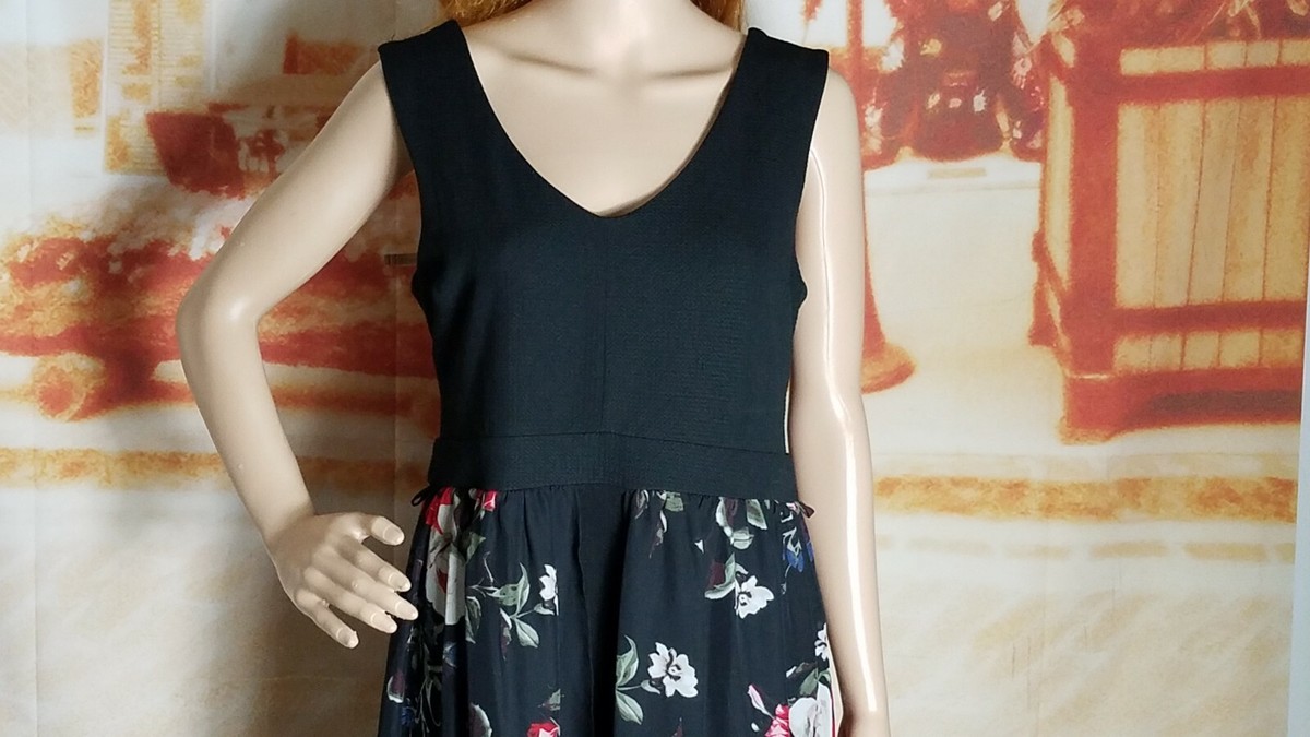 Women's J for Justify Mini With Sheer Floral Maxi Skirt Overlay Dress Size  XL | eBay