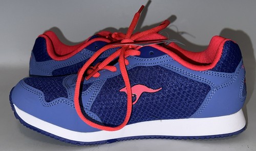 KangaROOS Pocketpass Jogger Shoes Blue/Purple & Hot Pink 164369 Womens 4.5 - Picture 6 of 11
