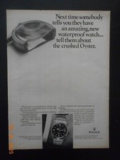 1970 Rolex Oyster Explorer wrist watch vintage print AD 26 jewel chronometer
