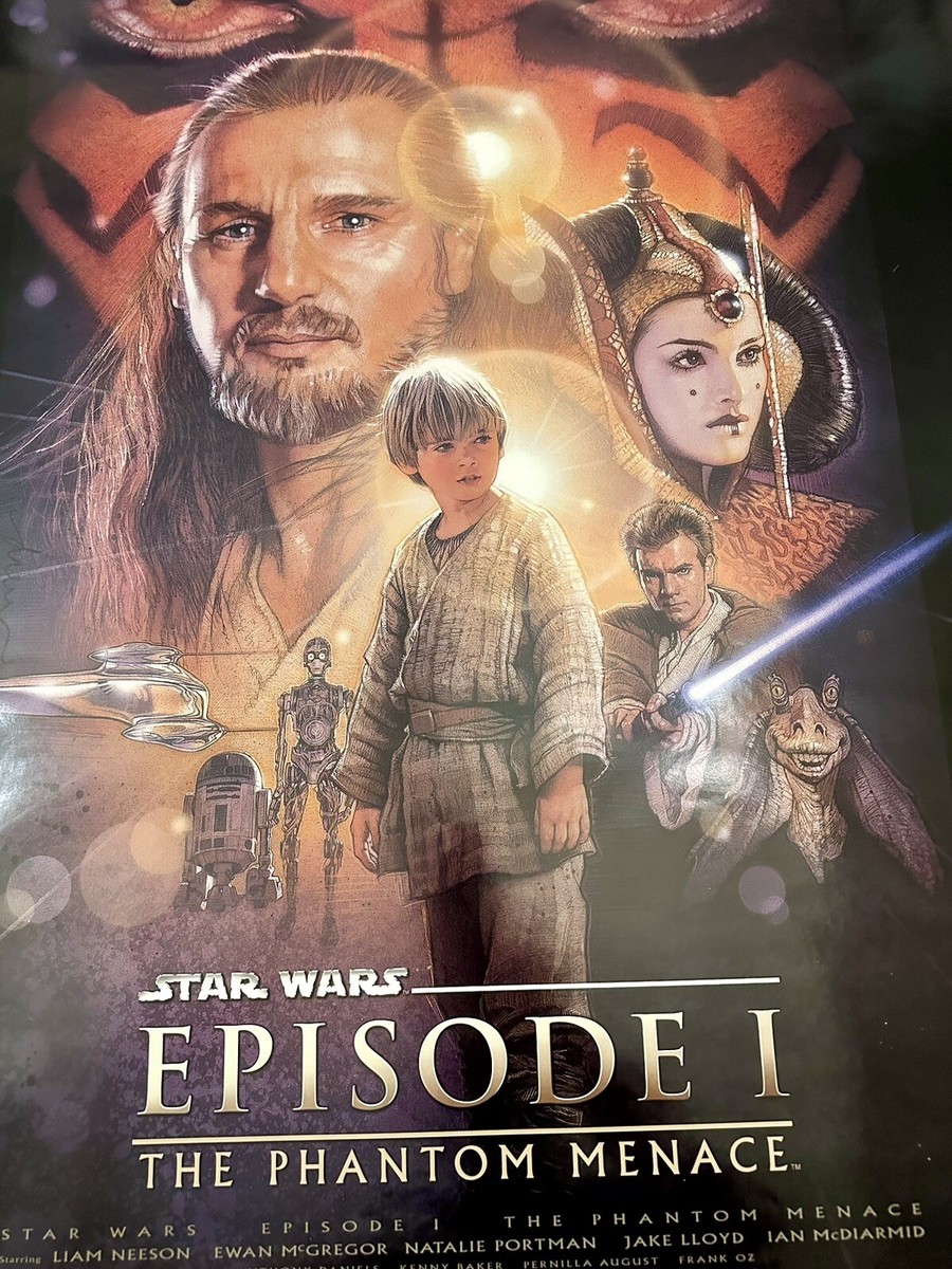 Star Wars The Phantom Menace Original Movie Poster 27x40 | eBay