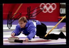 Wille Mäkelä zdjęcie oryginalne podpisane curling + A 239184