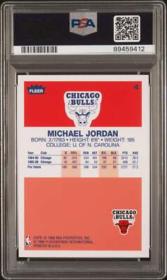 その他 Fleer Michael Jordan DOE PSA 9 1990 Fleer Michael Jordan All Star PSA 9 | eBay