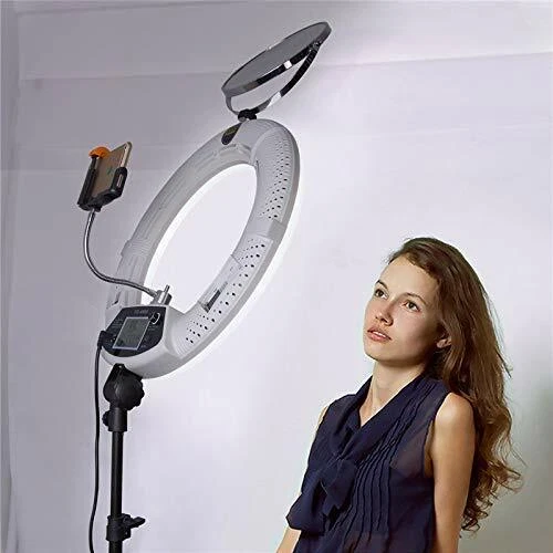 Yidoblo 18'' FE480II Photography LED Ring Light Dimmable Beauty Lamp For Makeup - Image 2 of 4