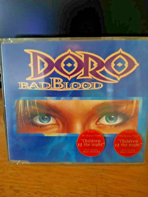 DORO BAD BLOOD 3 TRACK Rare Import from Germany Gently Used Hard Rock