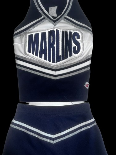 Cheerleader Uniform Outfit Halloween Costume 28 In Top 24 Skirt Marlins READ