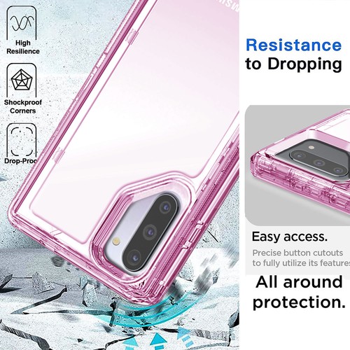 Custodia telefono trasparente cristallo antiurto per Samsung Galaxy Note10 Plus Note10+ - Foto 2 di 42