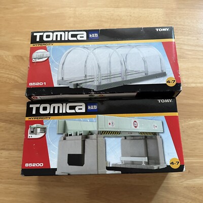 Neu - Tomy Tomica Hypercity Brücke Oberleitungsbrücke 85200 & 85201 Originalverpackt