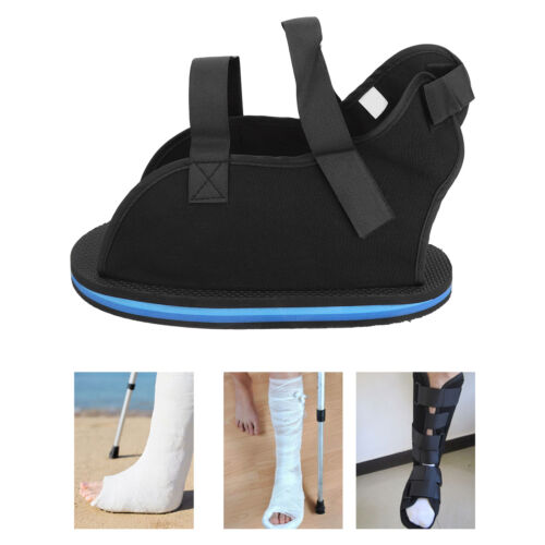Cast Shoe Open Toe Non Slip Stable Flat Sole Adjustable Foot Injury Post COB
