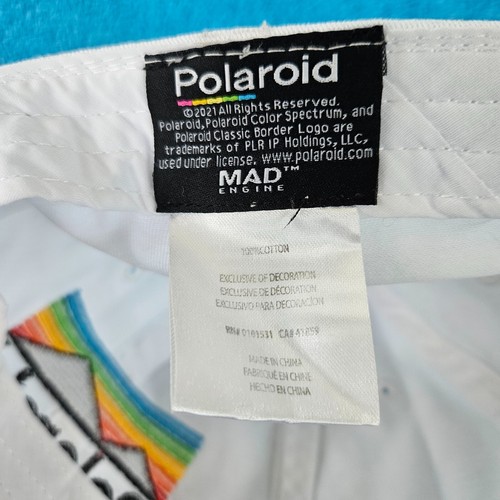 Polaroid Hat Baseball Cap Strapback Adjustable Film Maker Logo OSFM Dad Cap - Picture 19 of 23