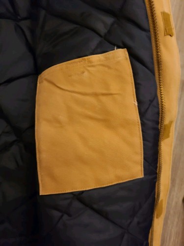 Carhartt C03 BRN Heavy Jacket Lined Barn Coat Made In USA Size 52 Reg Workwear - Picture 21 of 24