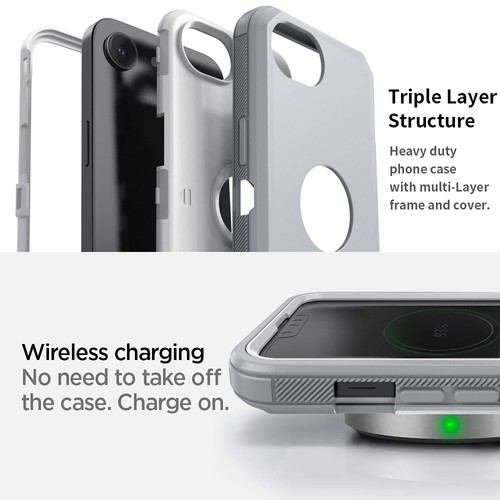 For Apple iPhone 16/pro/pro max/plus/16e Case Shockproof Cover /Screen Protector - Picture 9 of 175