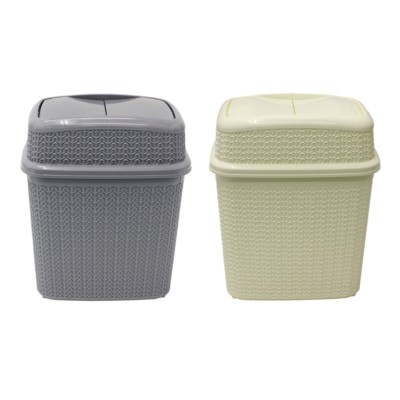 JVL Knit Design Loop Kunststoff 10 Liter Steckbehälter, elfenbein oder grau