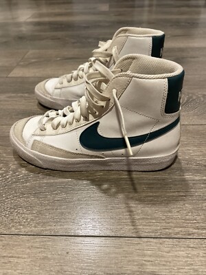 Nike Blazer Mid '77 Vintage Sneaker Youth Kids Size 4Y White Leather DA4086-112